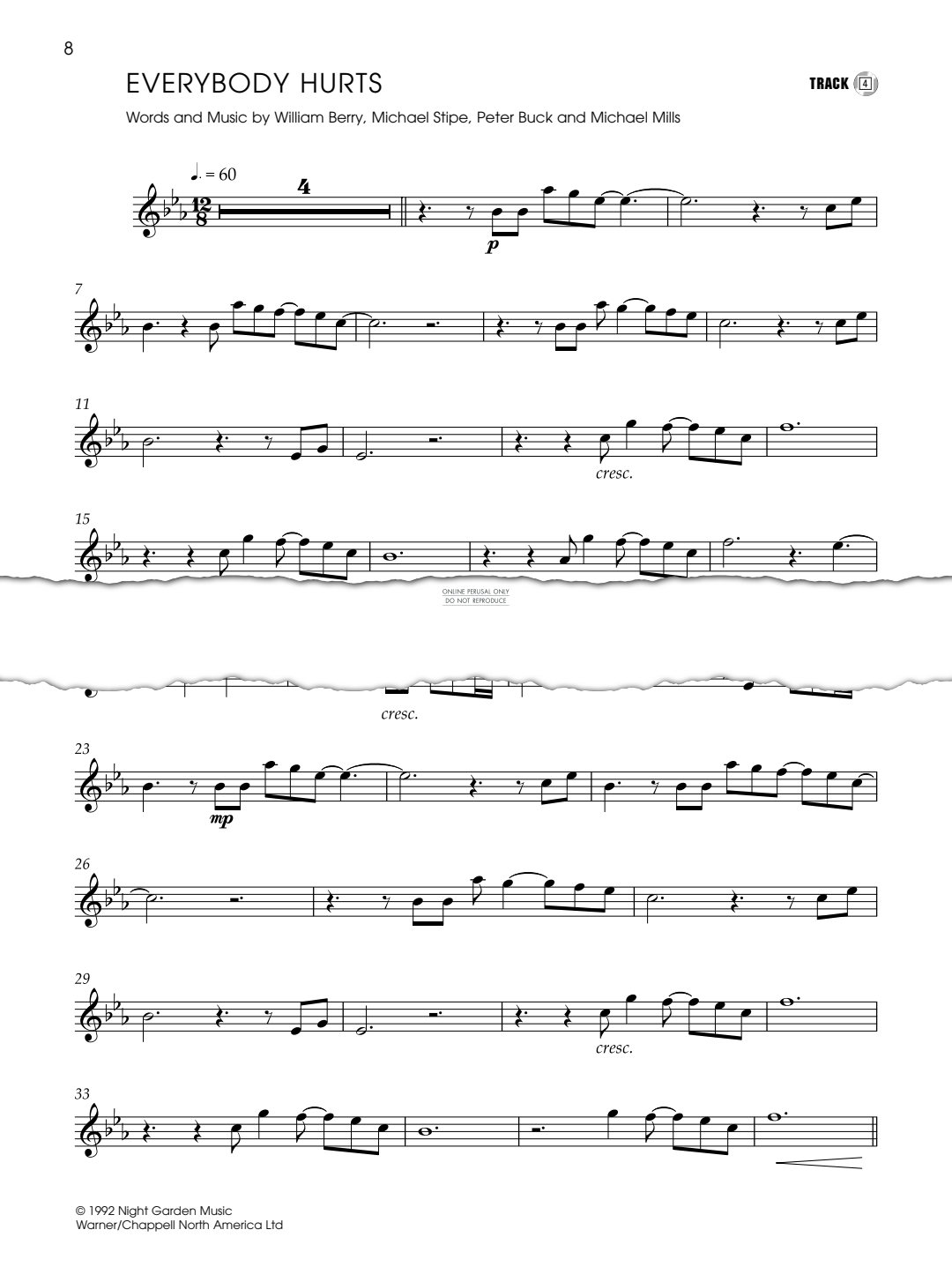 Product gallery: Page 1 of 1 Everybody Hurts, R.E.M.