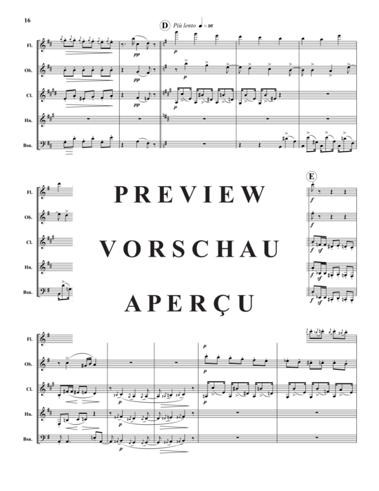 Produktgalerie: Seite 17 von 21 Papillons Op. 2 – 12 Sätze , , (Holzbläser-Quintett)