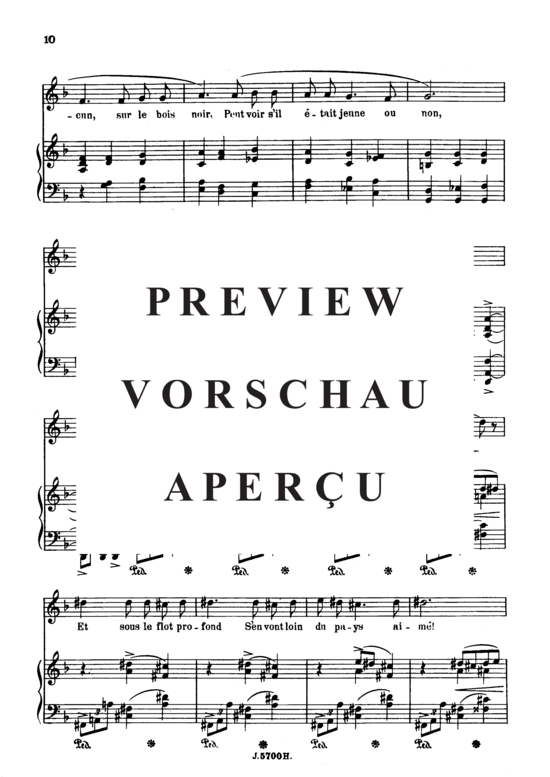 Product gallery: Page 4 of 6 Au cimetière Op.51 No.2, , High Voice and Piano