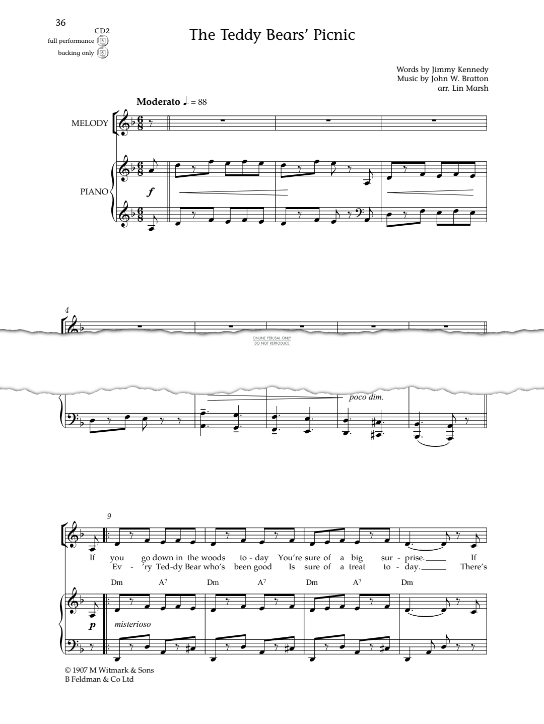 gallery: The Teddy Bears' Picnic, John Bratton, Gesang, Klavier