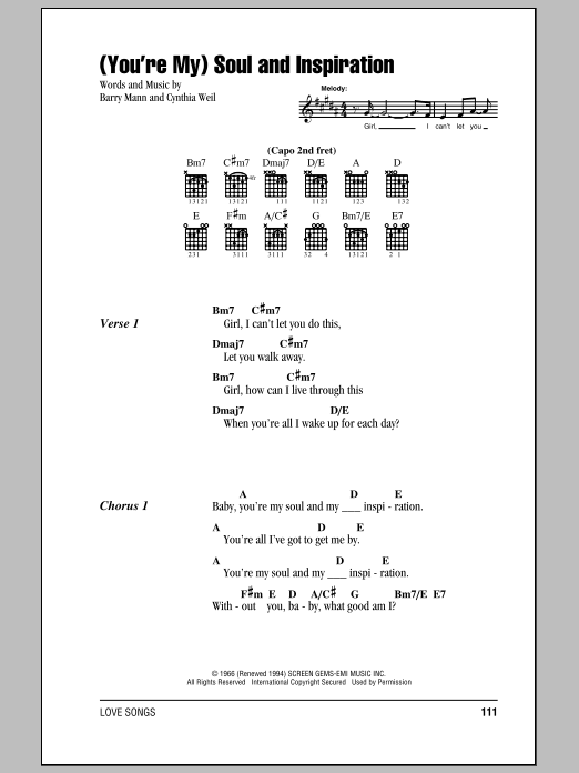 Produktgalerie: Seite 1 von 1 (You're My) Soul And Inspiration, The Righteous Brothers, Gitarre