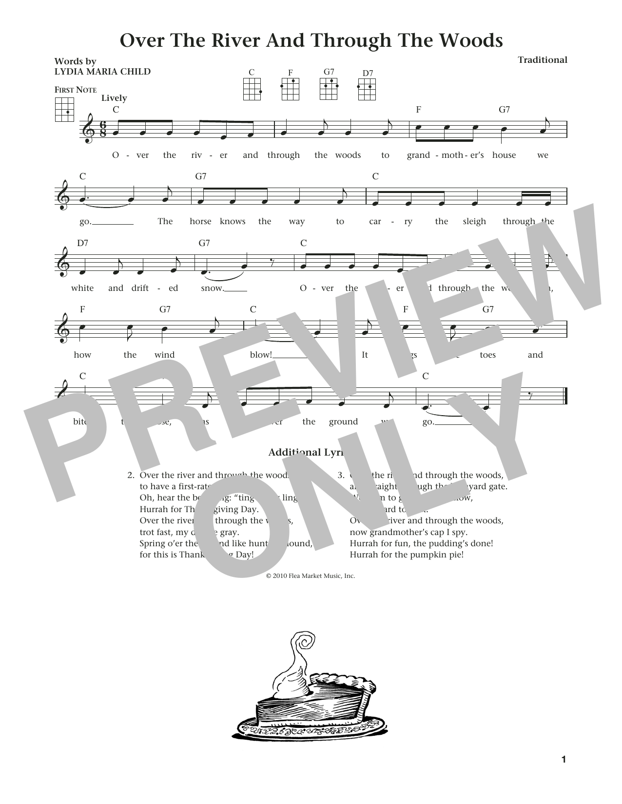 Product gallery: Page 1 of 1 Over The River And Through The Woods (from The Daily Ukulele) (arr. Liz and Jim Beloff), Traditional