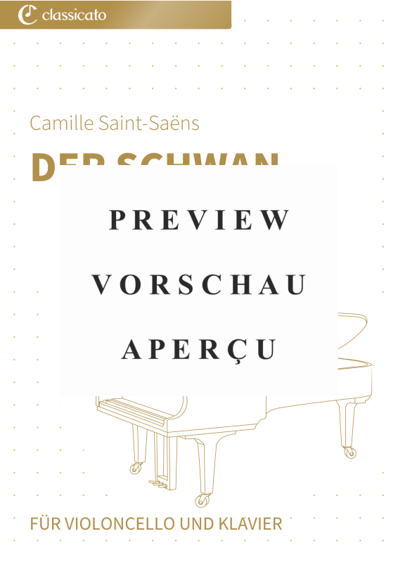 Product gallery: Page 2 of 10 Der Schwan - aus Der Karneval der Tiere, , (violoncello and piano)