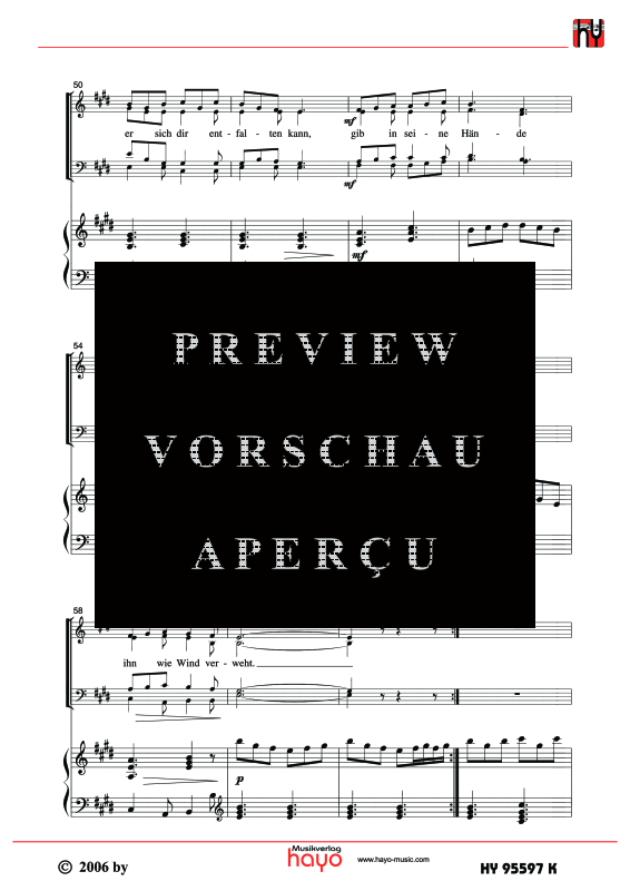 gallery: Wenn der Tag erwacht, , (Gemischter Chor - Klavierpartitur)