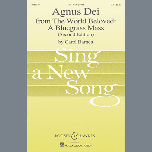 cover: Agnus Dei (from The World Beloved: A Bluegrass Mass), Carol Barnett