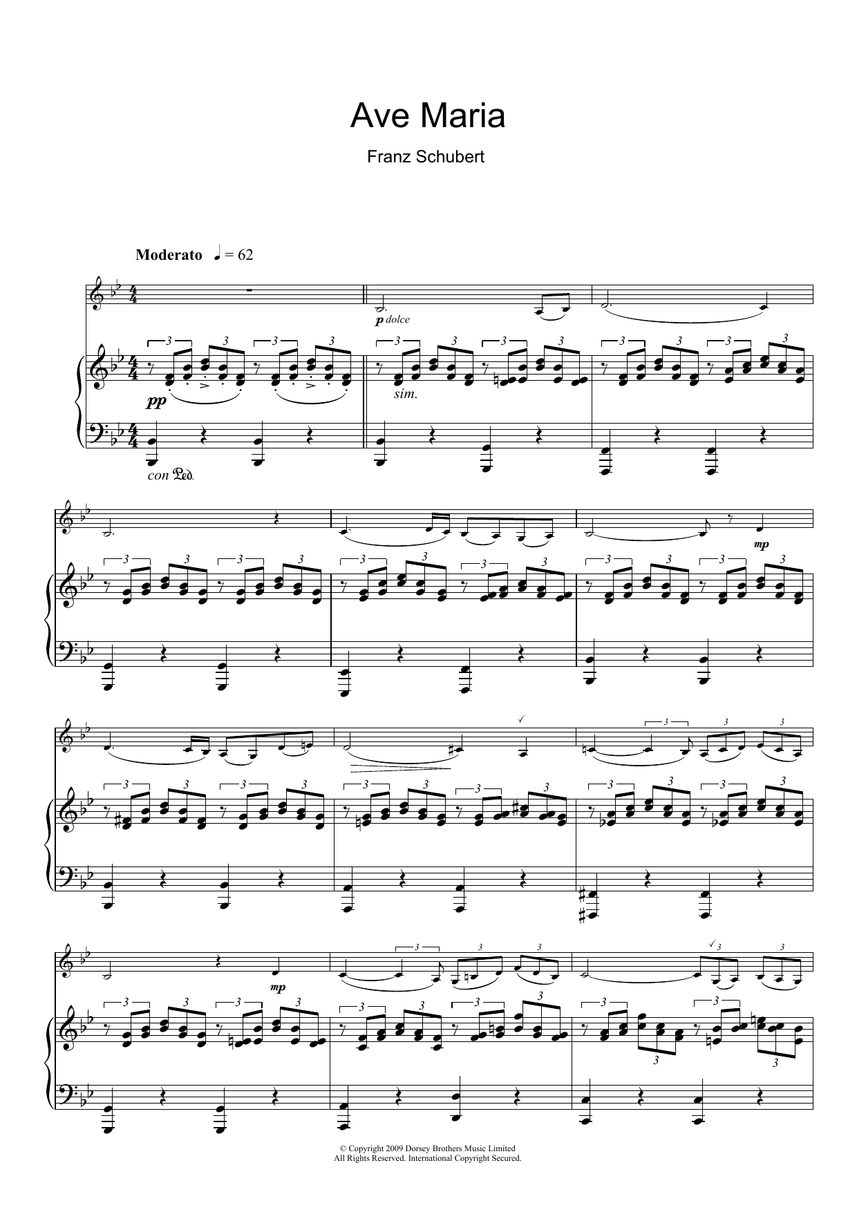 Product gallery: Page 1 of 1 Ave Maria, Franz Schubert