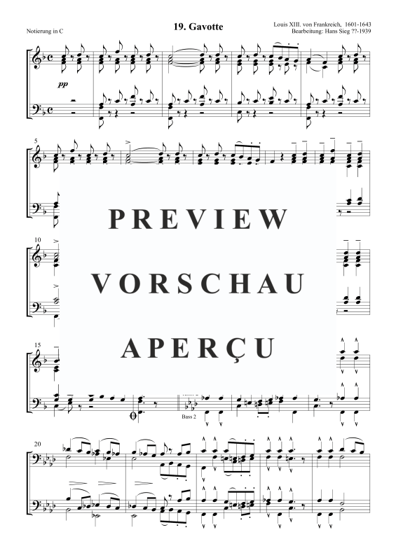 Produktgalerie: Seite 2 von 7 Gavotte, , Posaunenchor