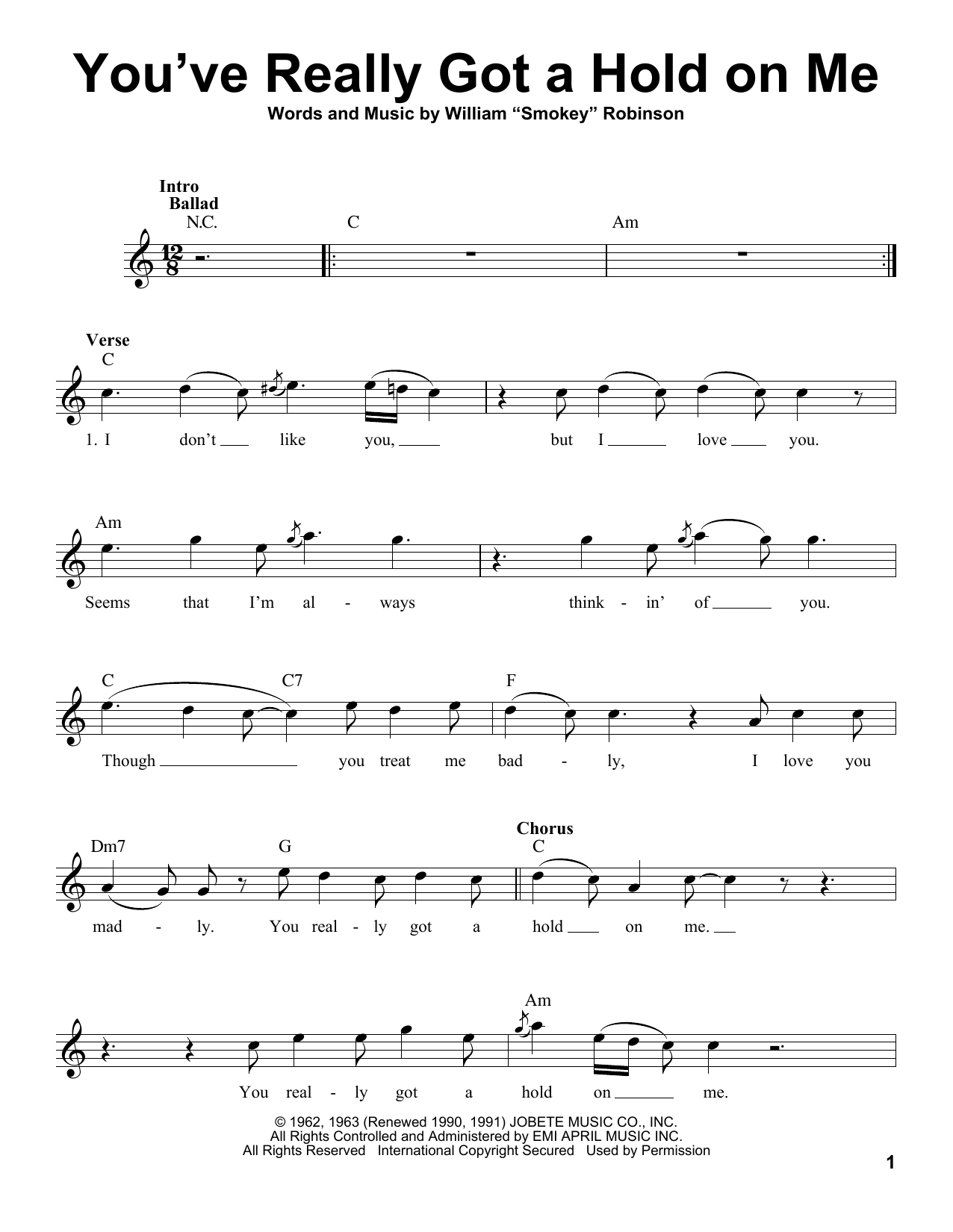 Produktbild zu: You've Really Got A Hold On Me