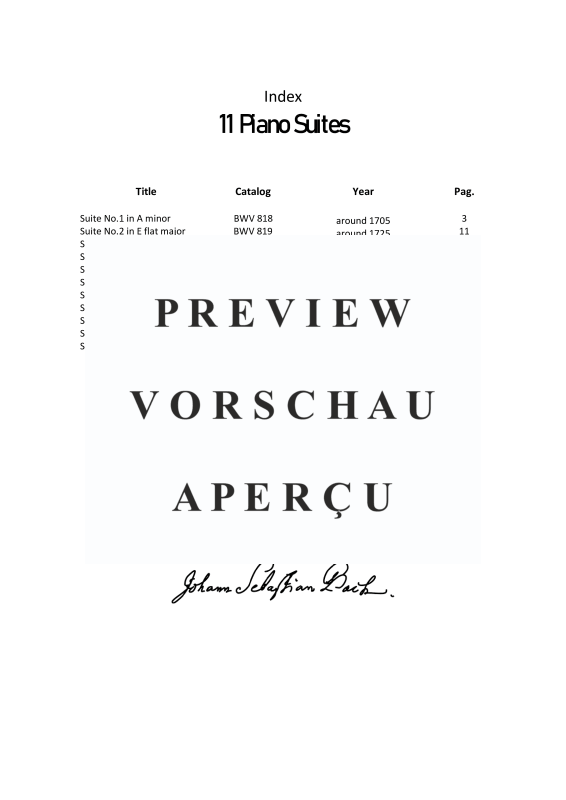 Produktgalerie: Seite 3 von 11 11 Piano Suites - Complete Piano Version, , Klavier Solo