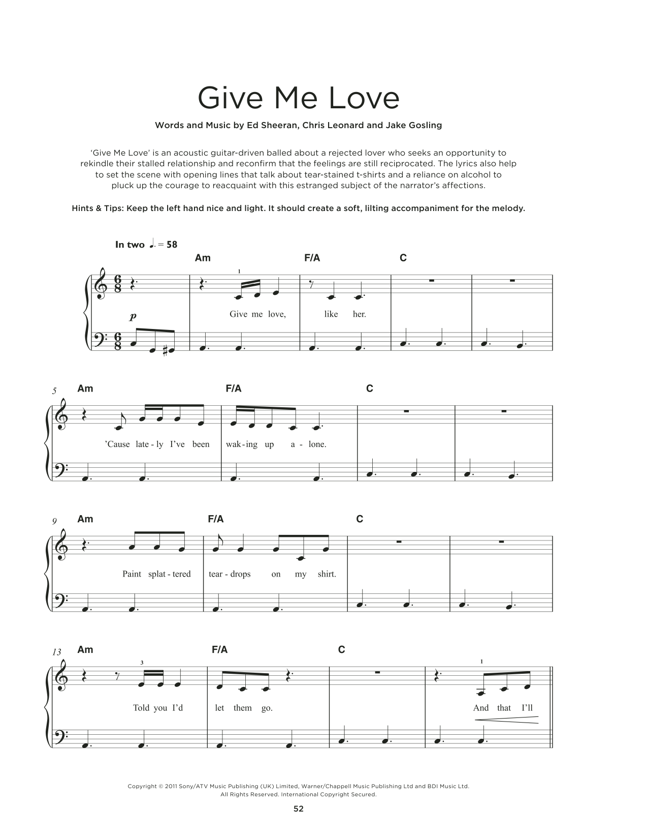 Product picture to: Give Me Love