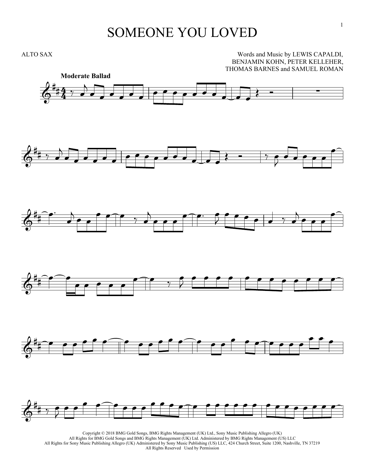 Product gallery: Page 1 of 1 Someone You Loved, Lewis Capaldi