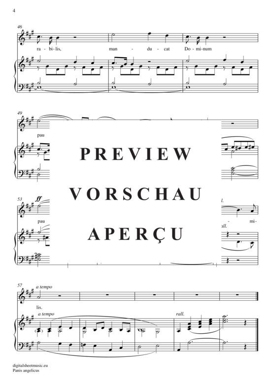 gallery: Panis angelicus , , (Gesang + Klavier)(hoch Gis´ - Fis´´)