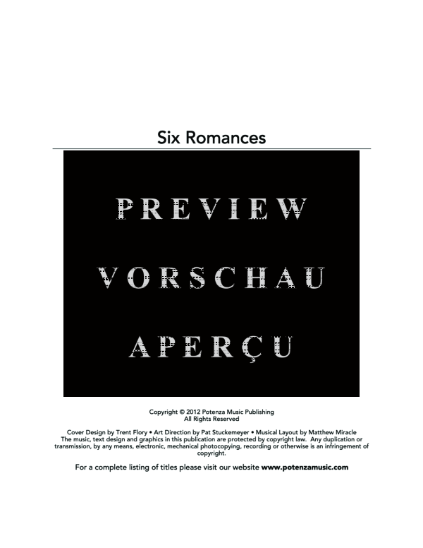gallery: Six Romances, , (euphonium and piano)