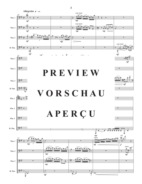 Product gallery: Page 5 of 21 Nocturne , , (Trombone Quartet)