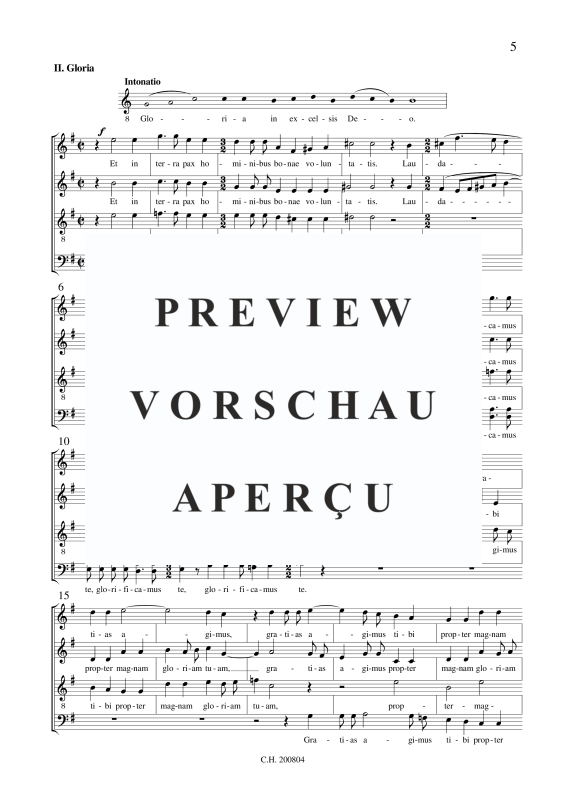 gallery: Missa Brevis (1956), , (Gemischter Chor 4-5 stimmig)