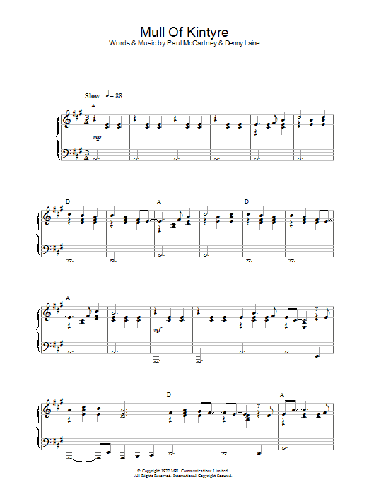 Produktbild zu: Mull Of Kintyre