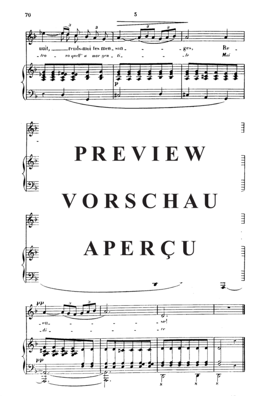Product gallery: Page 5 of 5 Après un rêve Op.7 No.1, , High Voice and Piano