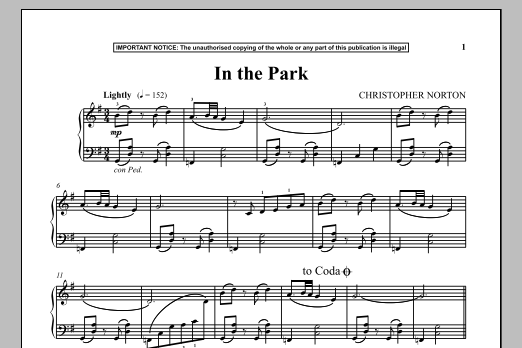 Product gallery: Page 1 of 1 In The Park, Christopher Norton