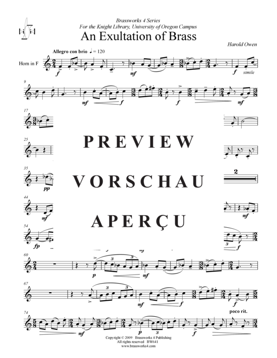 Produktgalerie: Seite 9 von 18 An Exultation of Brass , , (Blechbläserquintett)