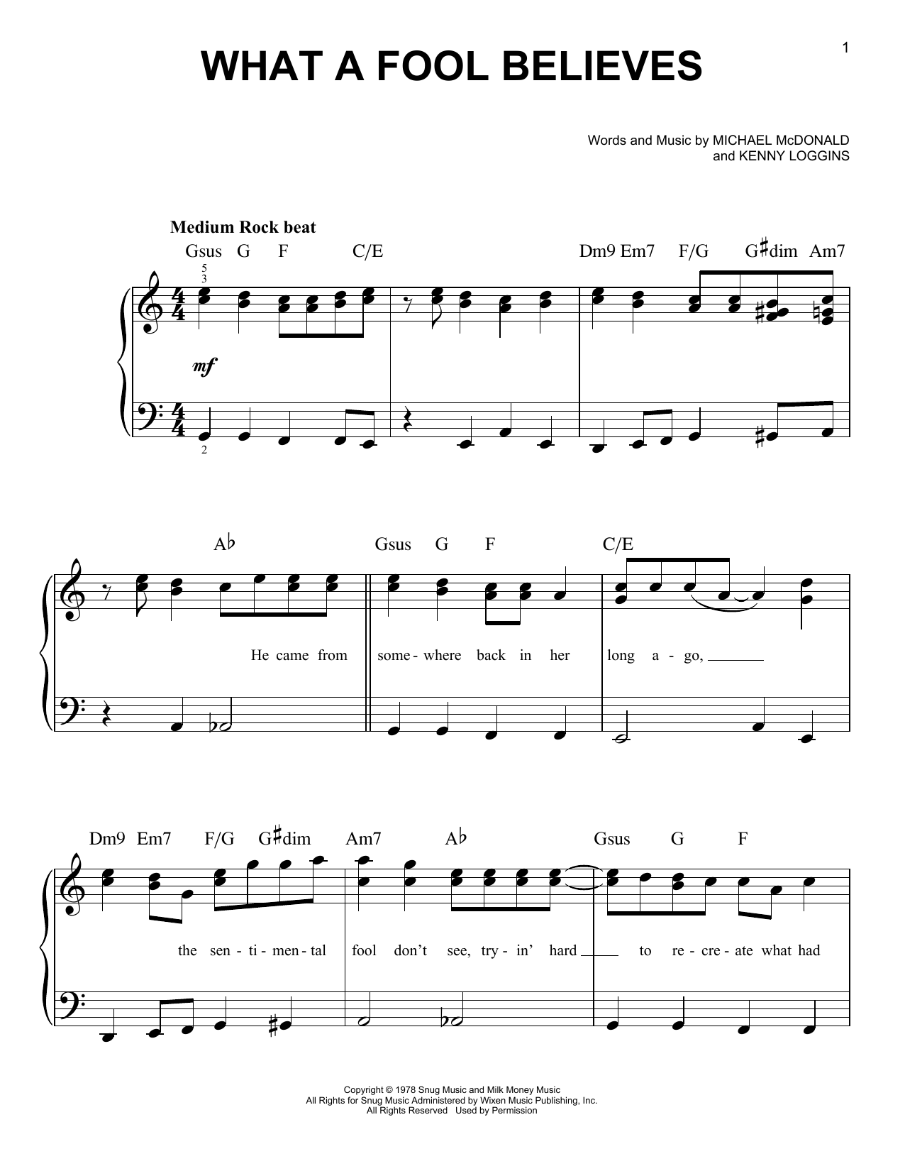 Product gallery: Page 1 of 1 What A Fool Believes, The Doobie Brothers