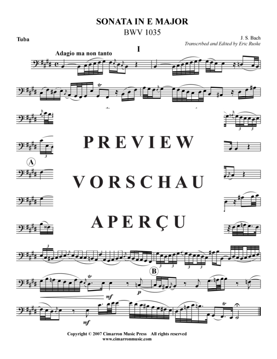 Product gallery: Page 13 of 16 Sonata in E-Dur , , (tuba + piano)