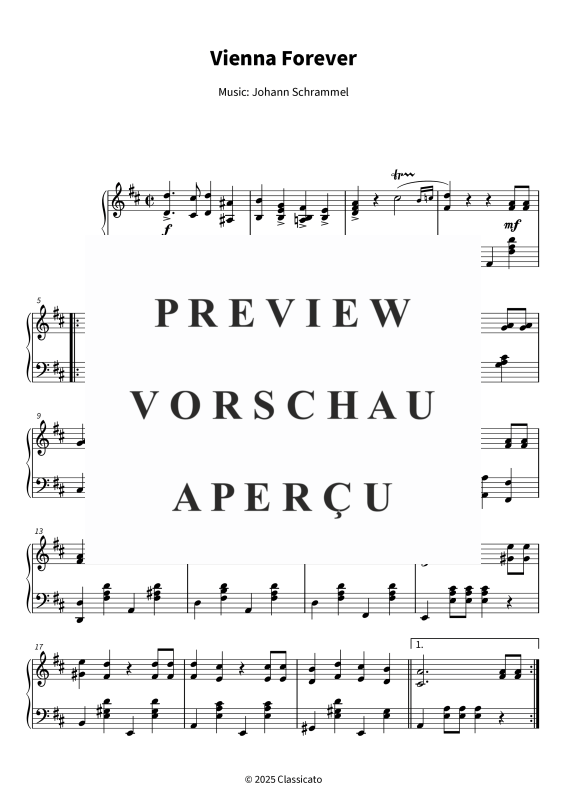 Product gallery: Page 4 of 6 Vienna Forever, , Piano Solo