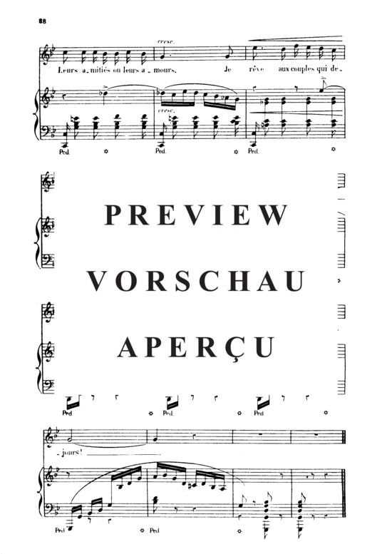 gallery: Ici-bas Op.8 No.3 , , (Gesang hoch + Klavier)