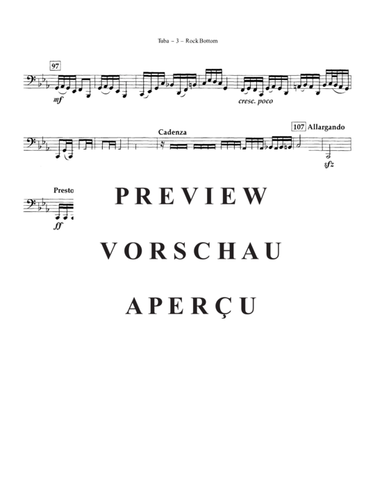 Product gallery: Page 13 of 13 Rock Bottom , , (tuba + piano)