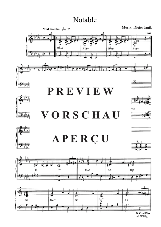 Produktbild zu: Notable Dieter Janik (2015)