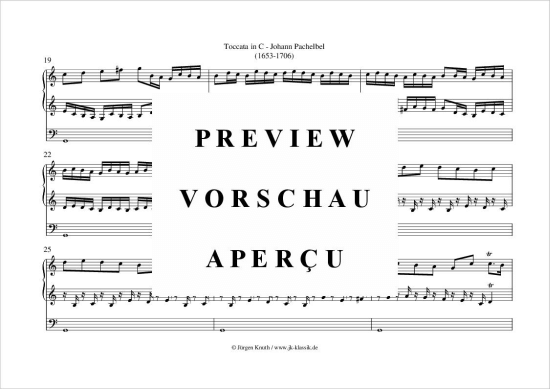 gallery: Toccata in C , , (Orgel Solo)