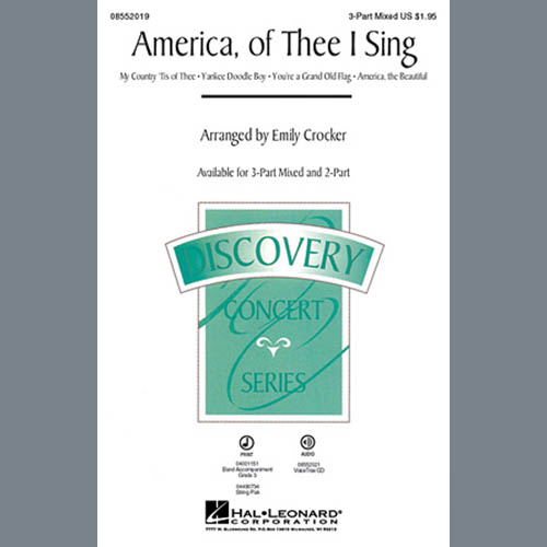 cover: America, Of Thee I Sing, Emily Crocker, Chor