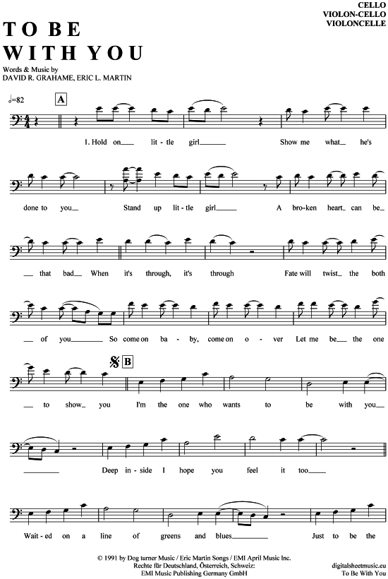 Produktbild zu: To be with you Mr. Big