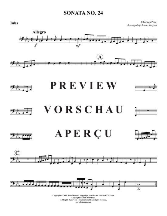 Produktgalerie: Seite 8 von 8 Sonata 24 , , (Blechbläserquintett)