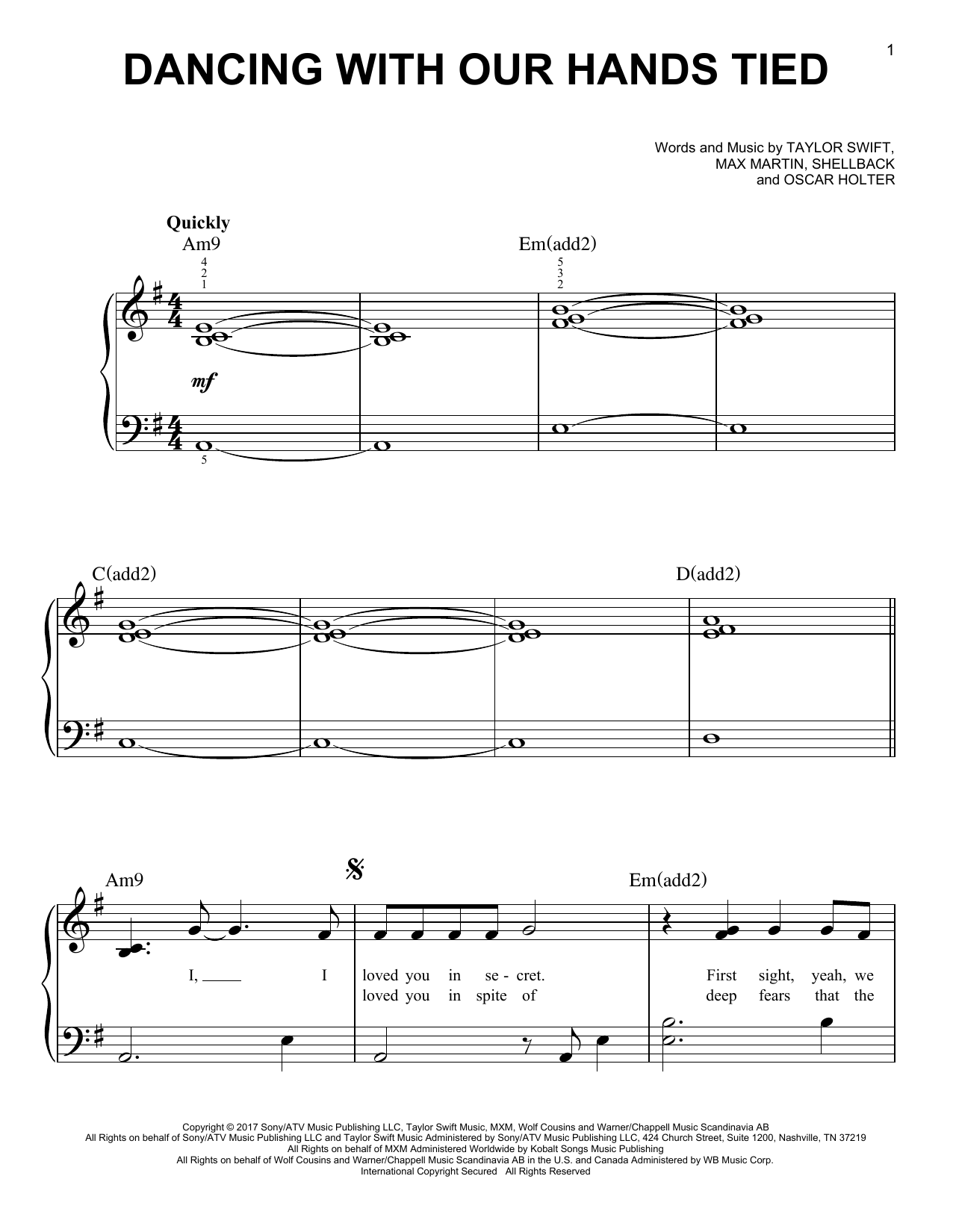 Produktbild zu: Dancing With Our Hands Tied