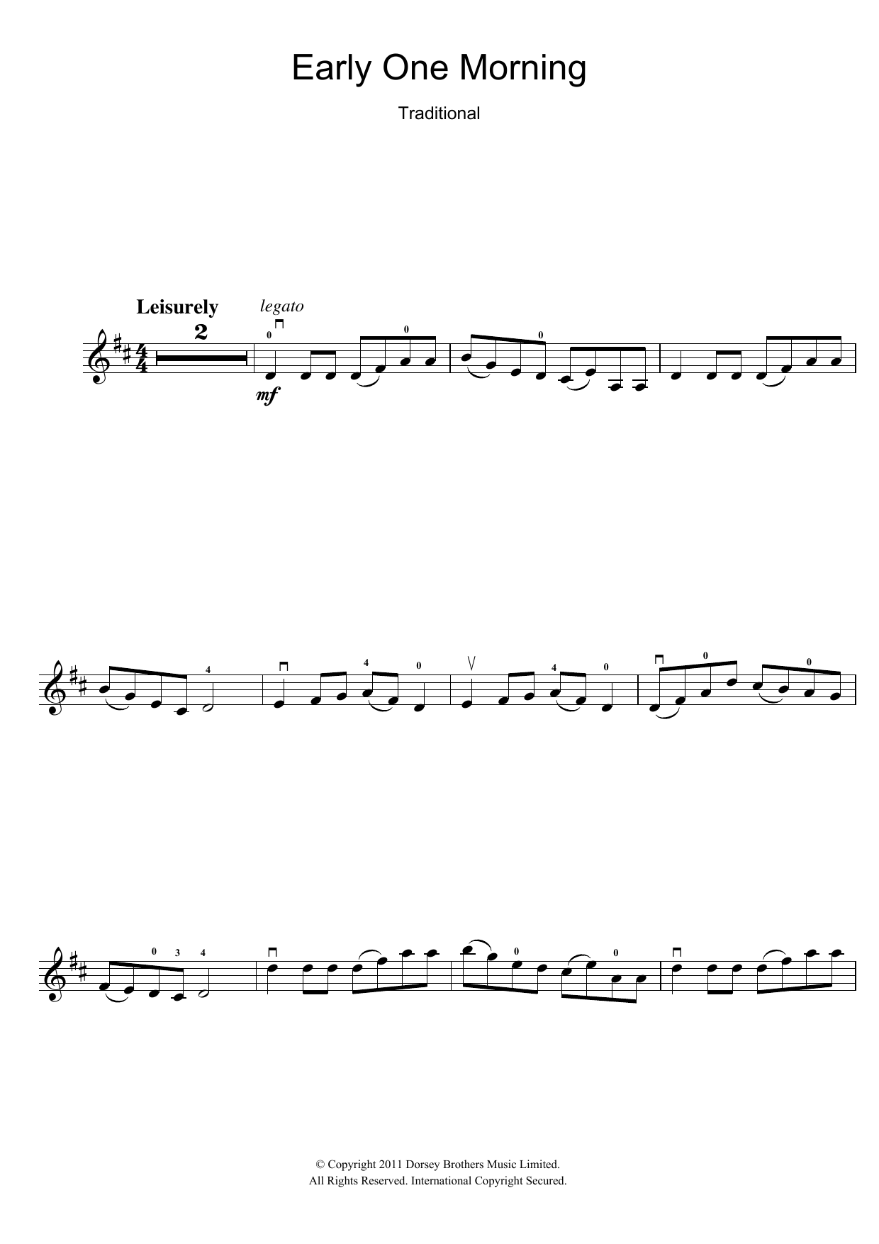 Product gallery: Page 1 of 1 Early One Morning, Traditional