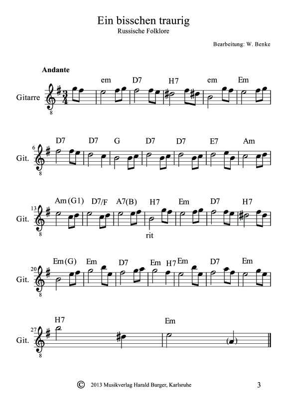 Produktgalerie: Seite 1 von 11 Slavische Musik Band 1, , Gitarre Solo