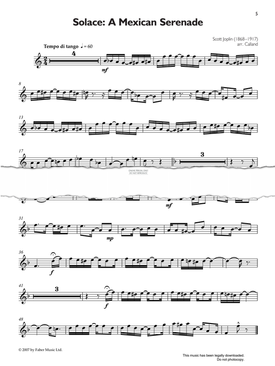 Produktgalerie: Seite 1 von 1 Solace, Scott Joplin, Klavier, Trompete