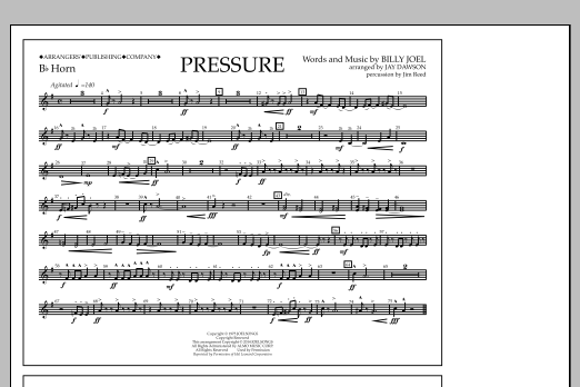 Produktbild zu:  Pressure - Bb Horn - Jay Dawson