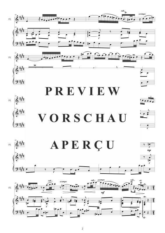 Product gallery: Page 3 of 11 Flöten Sonate E-Dur BWV 1035, , Flöte und Cembalo/Klavier