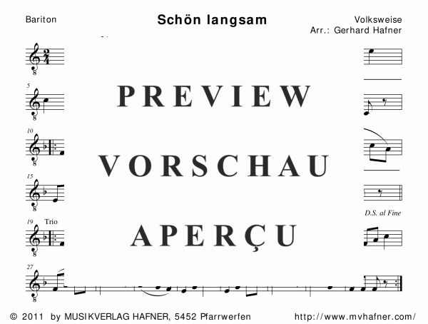 Product gallery: Page 9 of 11 Schön langsam, , (woodwind and brass)