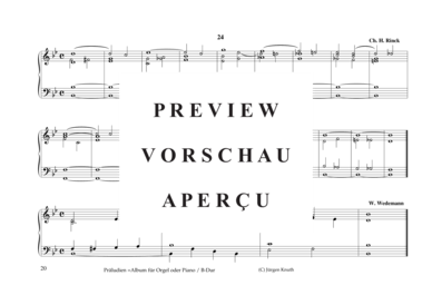 gallery: Präludien =Album für Orgel oder Piano , , (B-Dur)