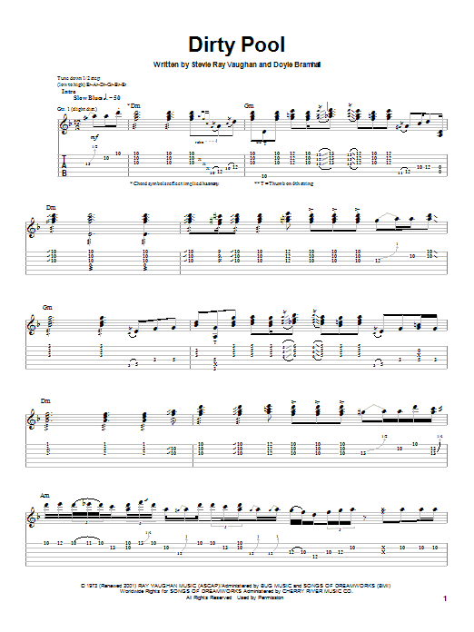 Product gallery: Page 1 of 1 Dirty Pool, Stevie Ray Vaughan