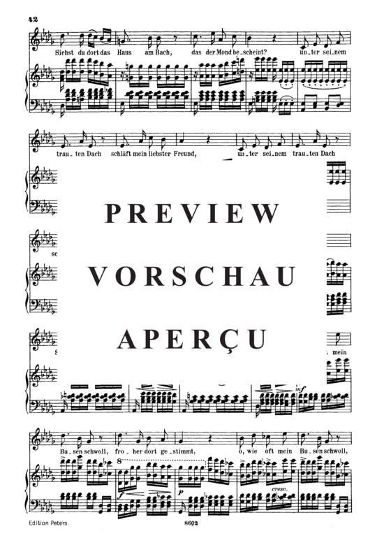 Product gallery: Page 5 of 7 Im Freien D.880, , Medium Voice and Piano