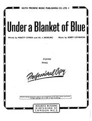 cover: Under A Blanket Of Blue, Jerry Levinson, Gesang, Klavier