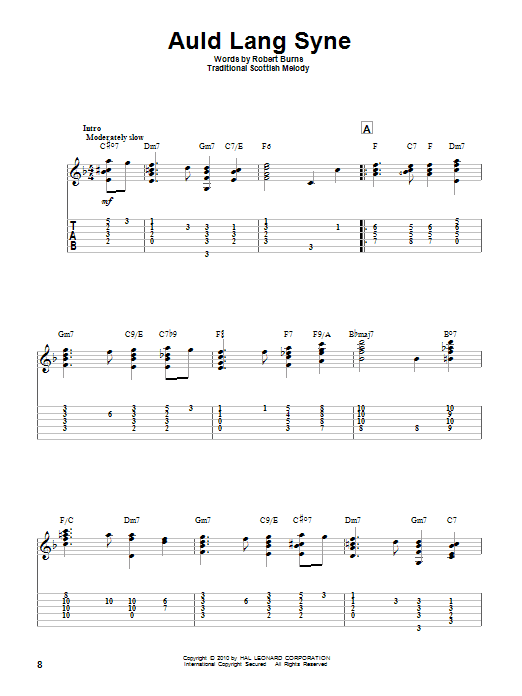 Product gallery: Page 1 of 1 Auld Lang Syne, Robert Burns