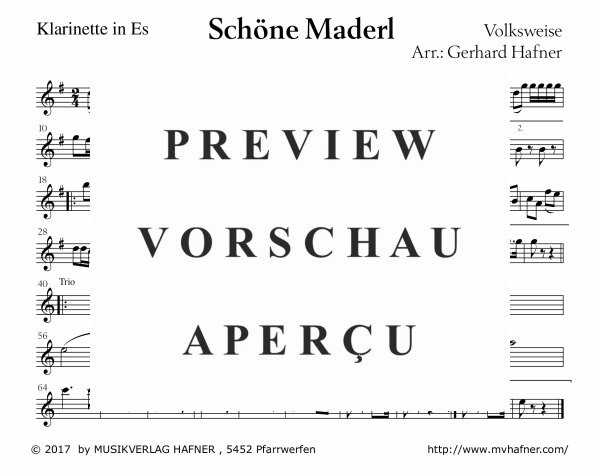 Product gallery: Page 10 of 11 Schöne Maderl - Polka, , (large wind orchestra)
