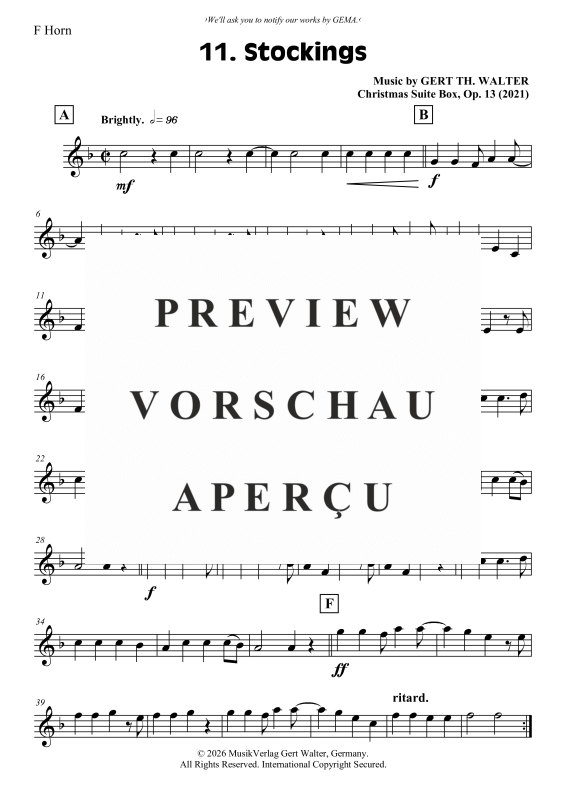 gallery: Stockings, , Blechbläser Quartett