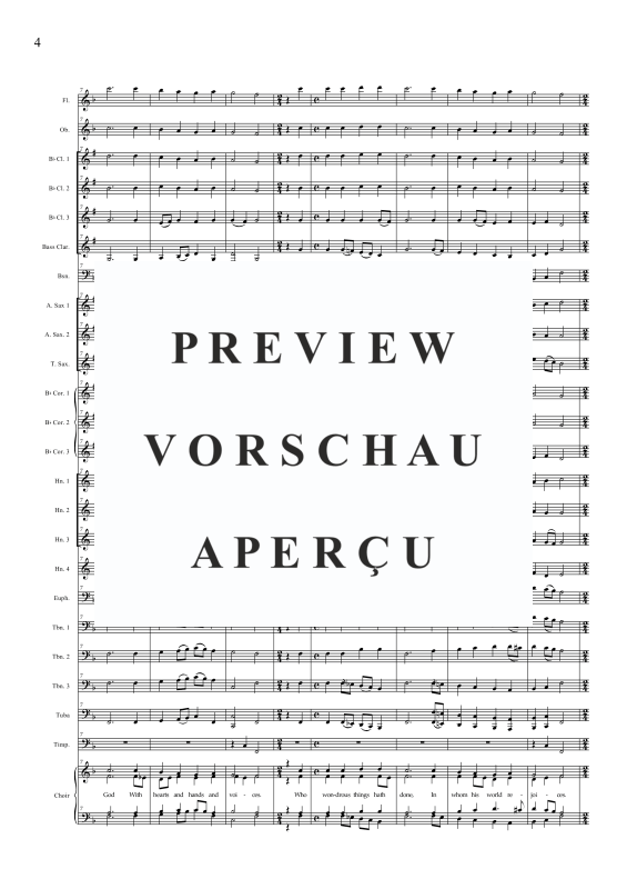 Produktgalerie: Seite 7 von 11 Nun danket alle Gott, , Gemischter Chor und Concert Band