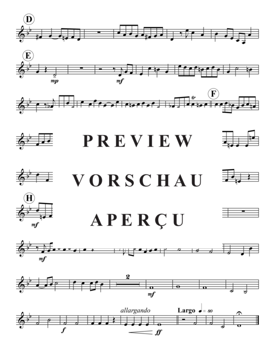 Produktgalerie: Seite 9 von 17 Allemande, Op. 6 Nr. 8 , , (Blechbläserquintett)