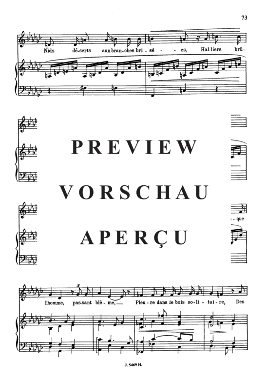 Product gallery: Page 3 of 6 Dans la forêt de septembre Op.85 No.1, , Medium Voice and Piano
